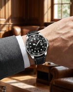 Load image into Gallery viewer, YOUNGBRIT® WINDSOR - LEATHER/BLACK