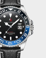 Load image into Gallery viewer, YOUNGBRIT® WINDSOR - LEATHER BLUE/BLACK