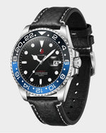 Load image into Gallery viewer, YOUNGBRIT® WINDSOR - LEATHER BLUE/BLACK