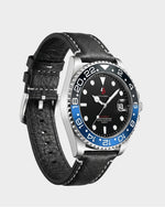 Load image into Gallery viewer, YOUNGBRIT® WINDSOR - LEATHER BLUE/BLACK