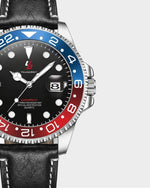 Load image into Gallery viewer, YOUNGBRIT® WINDSOR - LEATHER BLUE/RED