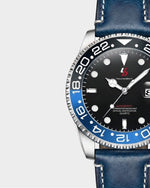 Load image into Gallery viewer, YOUNGBRIT® WINDSOR - LEATHER/BLUE