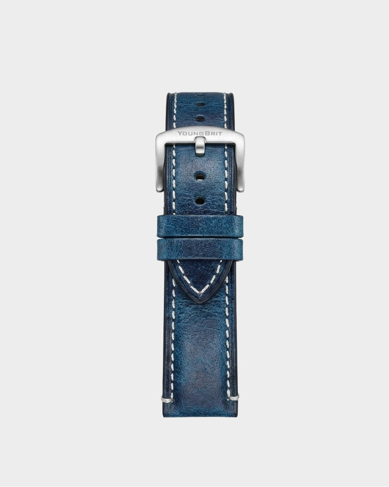 YOUNGBRIT® WINDSOR - LEATHER/BLUE