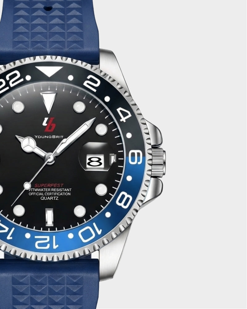 YOUNGBRIT® WINDSOR - RUBBER/BLUE