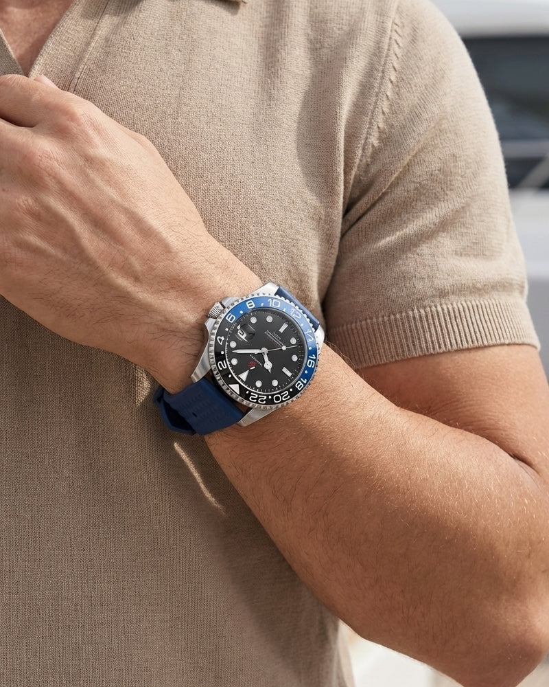 YOUNGBRIT® WINDSOR - RUBBER/BLUE