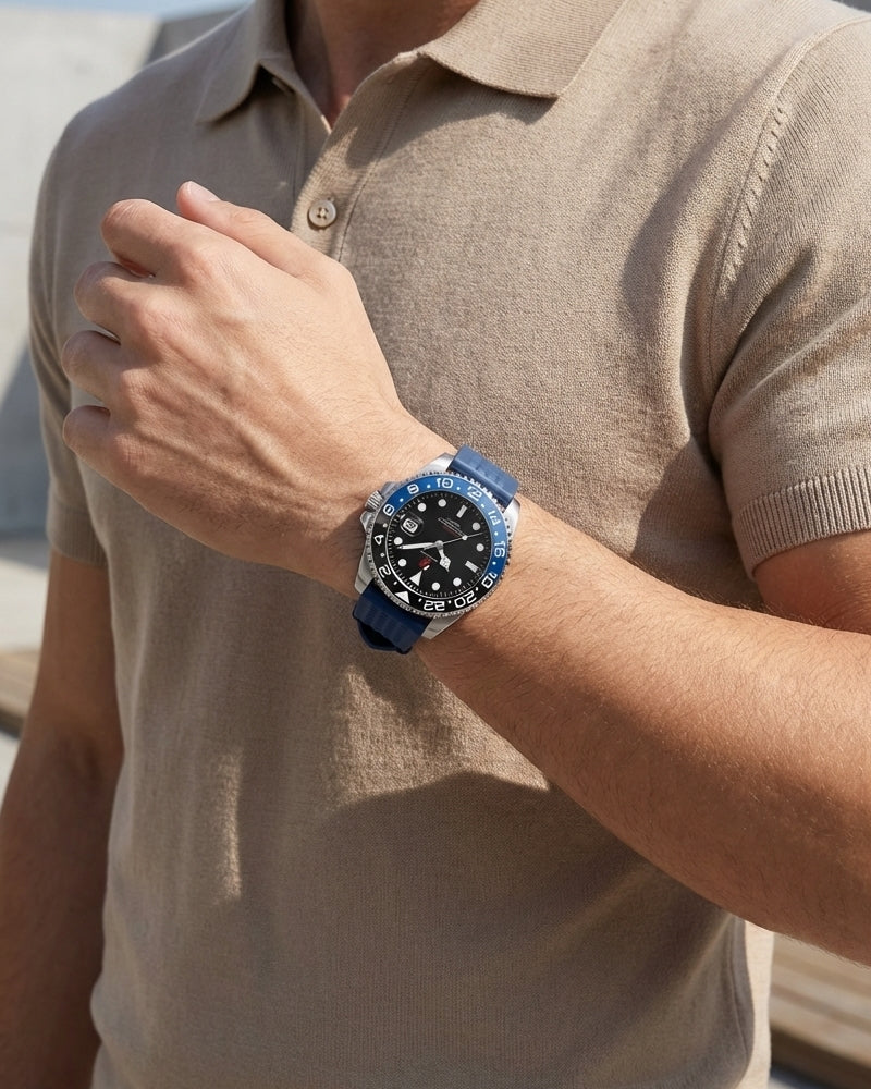 YOUNGBRIT® WINDSOR - RUBBER/BLUE