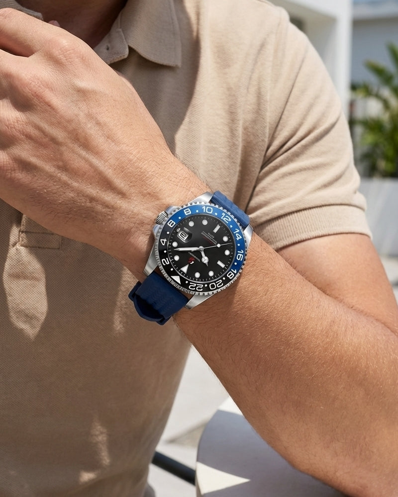 YOUNGBRIT® WINDSOR - RUBBER/BLUE