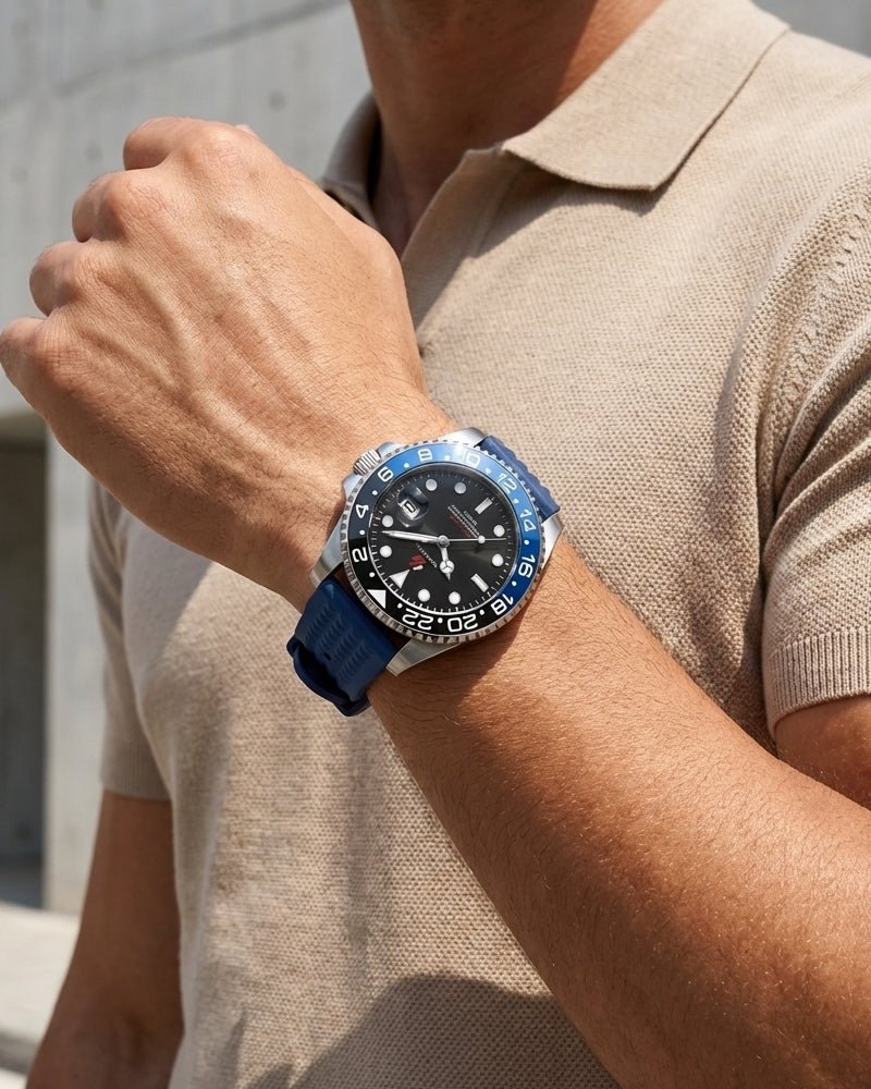 YOUNGBRIT® WINDSOR - RUBBER/BLUE