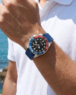 Load image into Gallery viewer, YOUNGBRIT® WINDSOR - RUBBER BLUE/RED