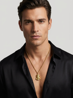 Load image into Gallery viewer, YOUNGBRIT® CANTERBURY CHRISTUS NECKLACE- 18K GOLD