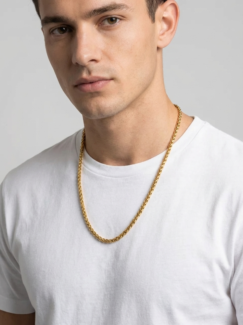 YOUNGBRIT® COTSWOLD WHEAT NECKLACE- 18K GOLD