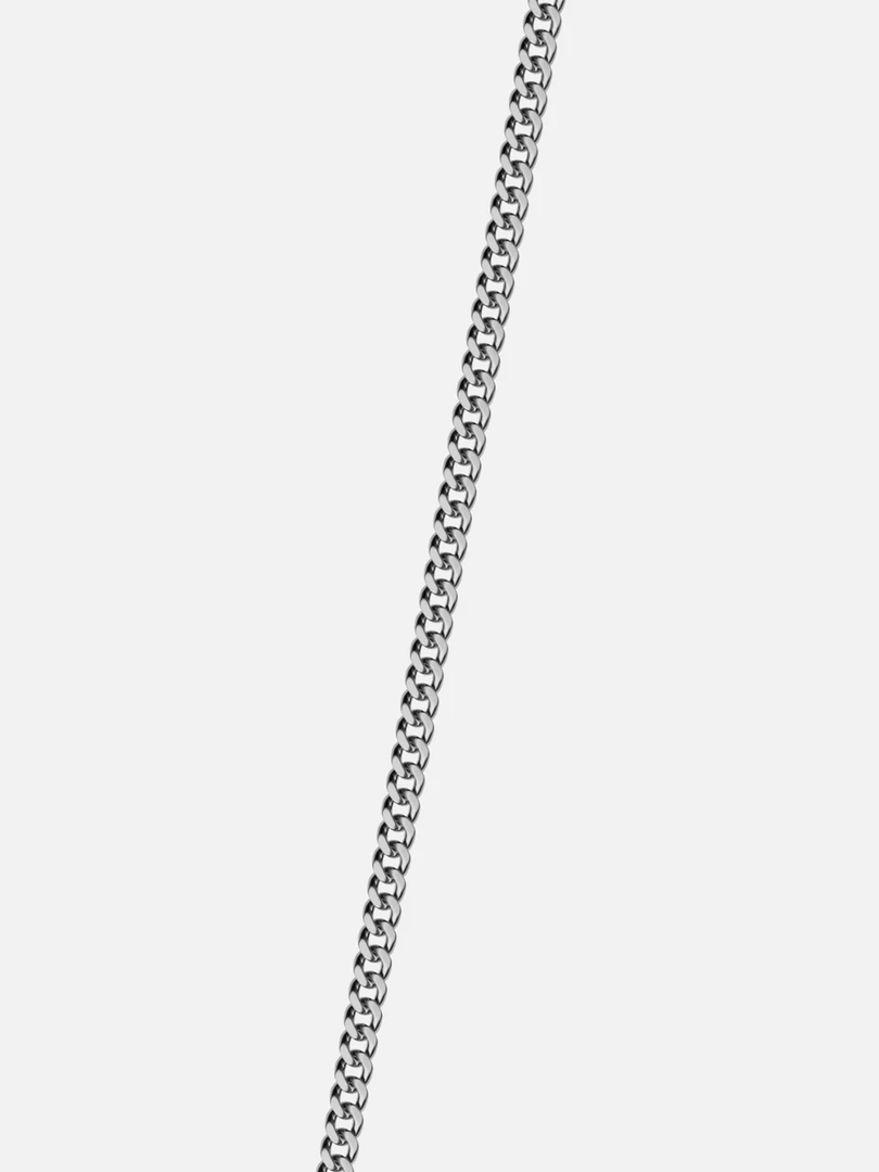 YOUNGBRIT® GREENWICH COMPASS NECKLACE- SILVER