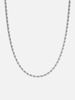 Load image into Gallery viewer, YOUNGBRIT® TRAFALGAR ROPE NECKLACE- SILVER