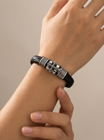 Load image into Gallery viewer, YOUNGBRIT® ST PAUL’S CROSS BRACELET- SILVER