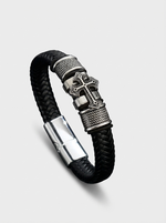 Load image into Gallery viewer, YOUNGBRIT® ST PAUL’S CROSS BRACELET- SILVER