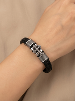 Load image into Gallery viewer, YOUNGBRIT® ST PAUL’S CROSS BRACELET- SILVER