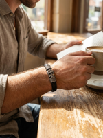 Load image into Gallery viewer, YOUNGBRIT® ST PAUL’S CROSS BRACELET- SILVER