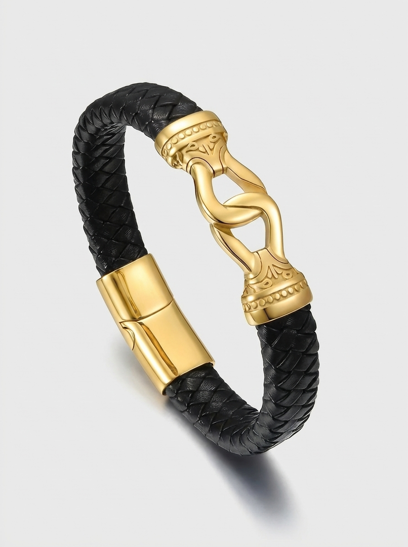 YOUNGBRIT® ST PAUL’S ANCHOR BRACELET- 18K GOLD