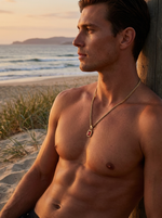 Load image into Gallery viewer, YOUNGBRIT® WESTMINSTER GEMSTONE NECKLACE- 18K GOLD/RED